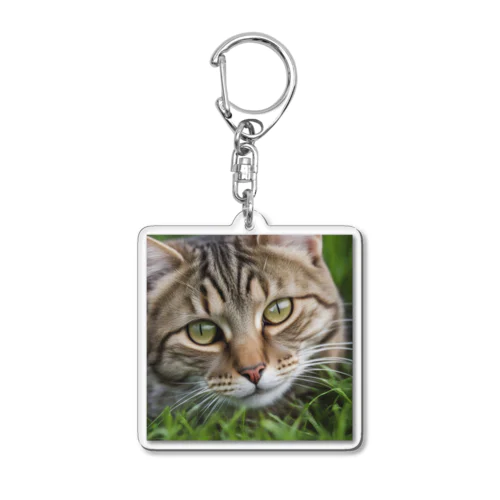 草村の猫 Acrylic Key Chain