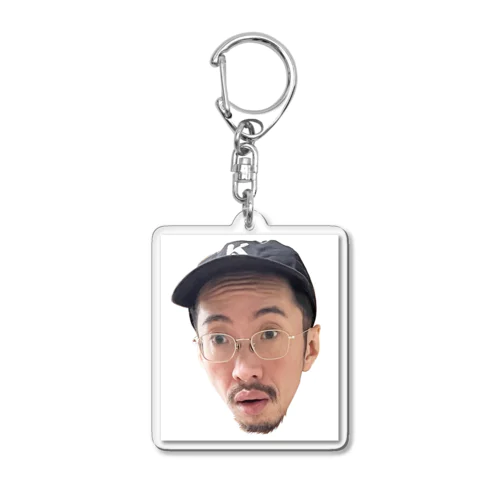 田中俊行驚き顔 Acrylic Key Chain