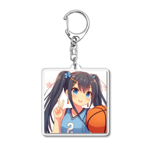 バスケットガール② Acrylic Key Chain