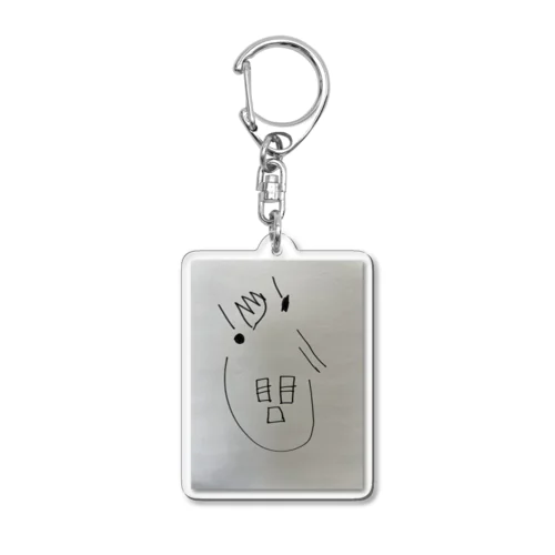 へのへのもへじ漢字Ver　略して「への漢」 Acrylic Key Chain