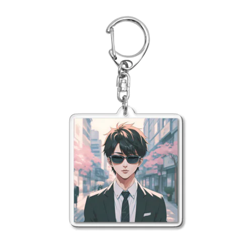 サングラス＠サラリーマン Acrylic Key Chain