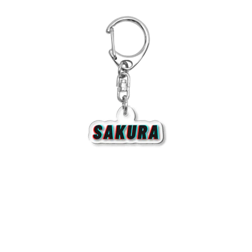 SAKURA Acrylic Key Chain