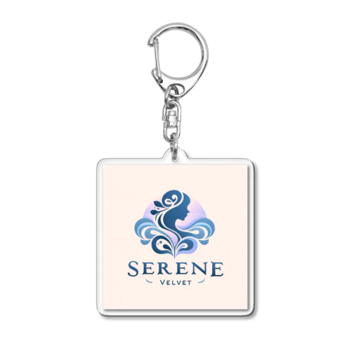 SereneVelvet Acrylic Key Chain