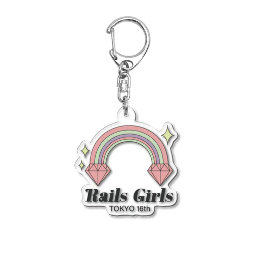 Rails Girls Tokyo 16th Acrylic Key Chain