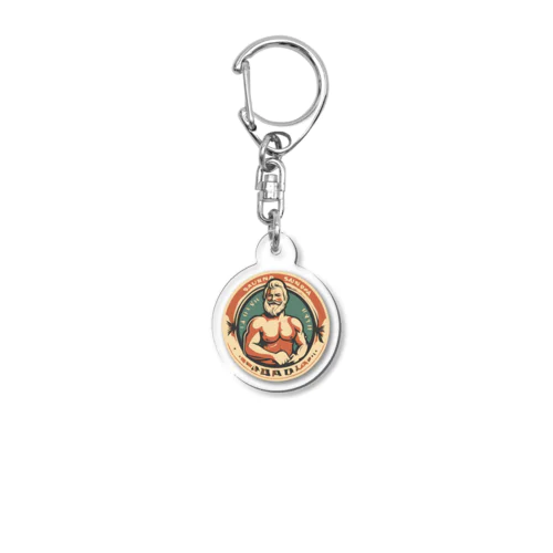 サウナーオジ Acrylic Key Chain