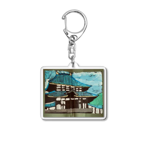 奈良　大仏殿 Acrylic Key Chain