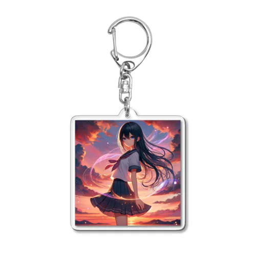 ファンタジー女子高生 Acrylic Key Chain