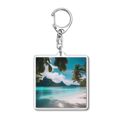 ボラボラ島 Acrylic Key Chain