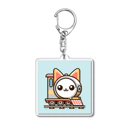 猫電車 Acrylic Key Chain