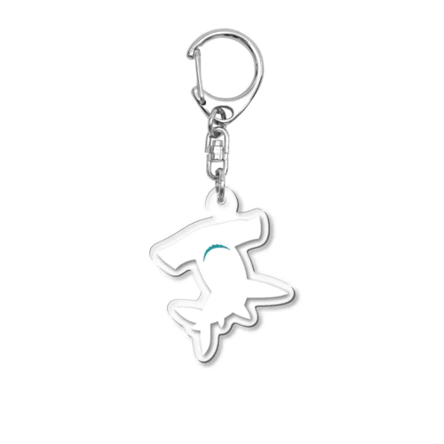 シュモクザメ 白 Acrylic Key Chain