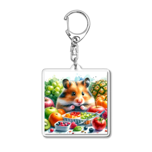 ピースケのおいしい発見 Acrylic Key Chain