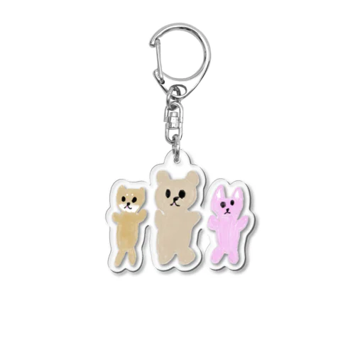 ふんわりどうぶつ Acrylic Key Chain