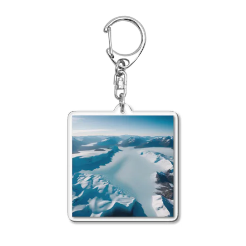 グリーンランドの氷河 Acrylic Key Chain