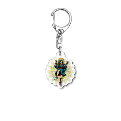 Living is like Dancing. Acrylic Key Chain