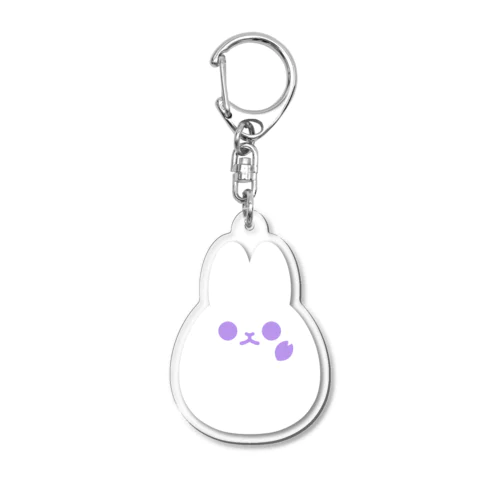 夜桜meme(白いすがた) Acrylic Key Chain