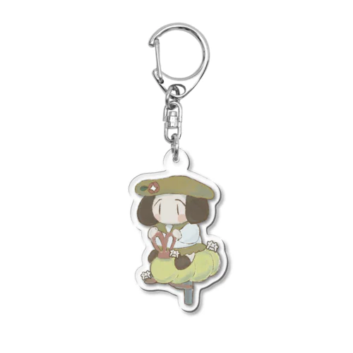 公園のはなみちゃん Acrylic Key Chain