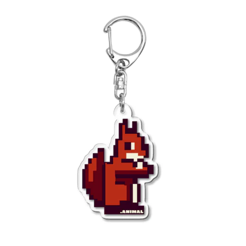 ドットリス　 ちらっ ver  Acrylic Key Chain