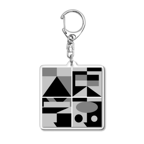 東京大学（モノクロ版） Acrylic Key Chain