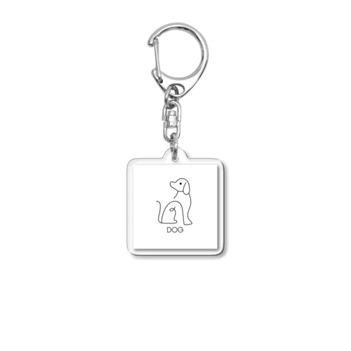 見返り犬 Acrylic Key Chain