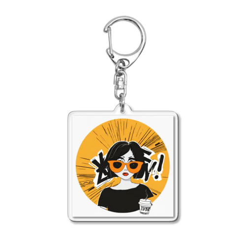 girl1 Acrylic Key Chain