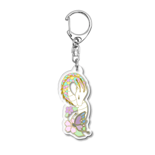 願いを叶える姫龍 Acrylic Key Chain