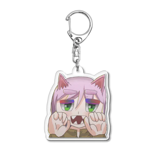 がーおーかまちゃん Acrylic Key Chain