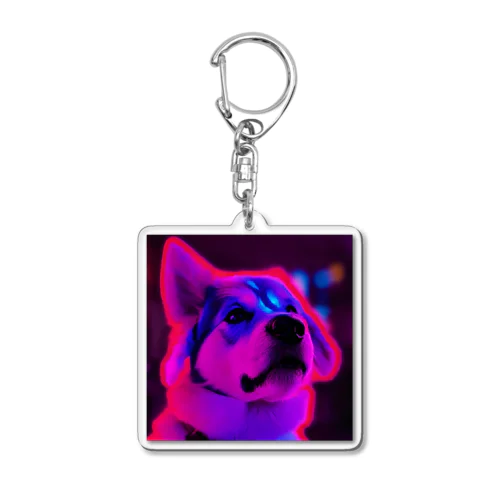 可愛くてイケイケわんちゃん🐶 Acrylic Key Chain