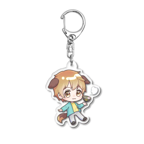 わんこそば(🍜) Acrylic Key Chain