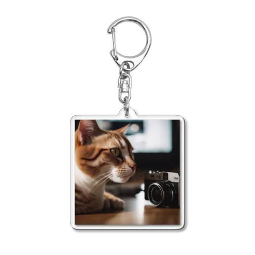 猫ちゃん　v8 Acrylic Key Chain