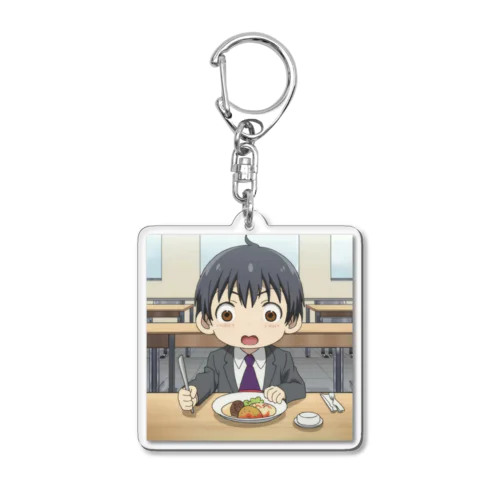 社員食堂＠サラリーマン Acrylic Key Chain