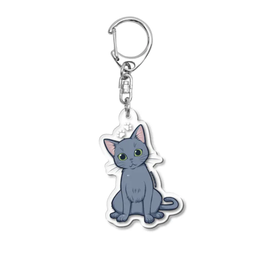 猫・UCHINOKONYAN【ロシアン】 Acrylic Key Chain