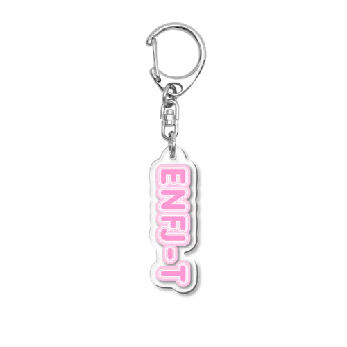 MBTI PINK【ENFJ-T】 Acrylic Key Chain