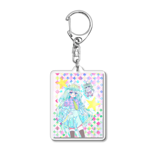 くまっ子、ミニくまっ子と Acrylic Key Chain