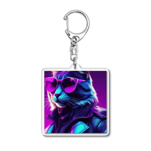 ROCKYCAT　サングラス Acrylic Key Chain