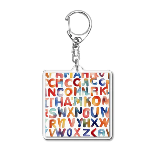 アルファベットたち Acrylic Key Chain