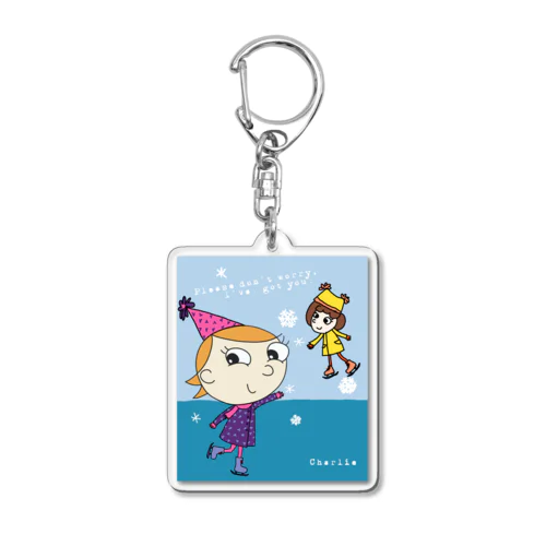 Please don't worry, I've got you. Acrylic Key Chain