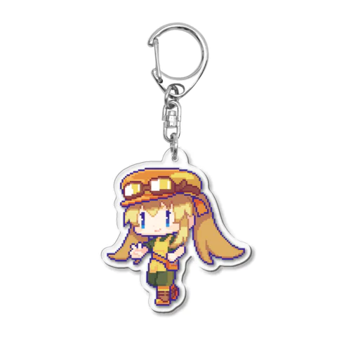 ドット絵でぃすこ Acrylic Key Chain