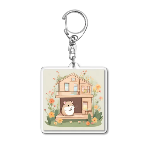 ハムりんちゃん Acrylic Key Chain