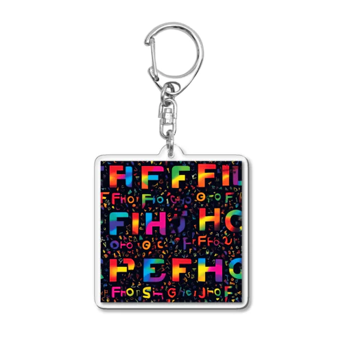 レインボーフラッグ Acrylic Key Chain