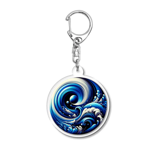 【三碧木星】guardian series “Aquarius” Acrylic Key Chain