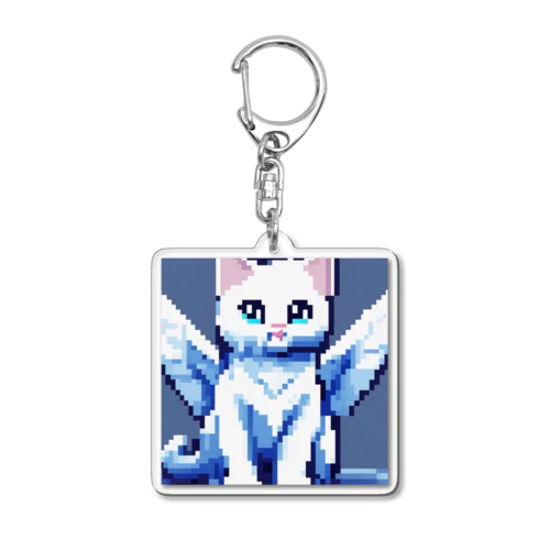 多分助けてくれるタイプの猫 Acrylic Key Chain