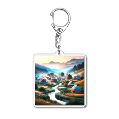 古き良き日本の情景 Acrylic Key Chain