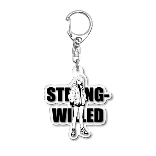 STRONG-WILLED_01GIRL Acrylic Key Chain