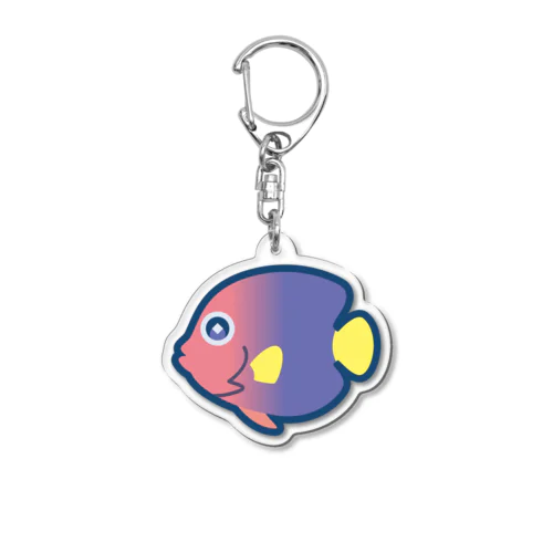 釣れたよ。レンテンヤッコが。 Acrylic Key Chain