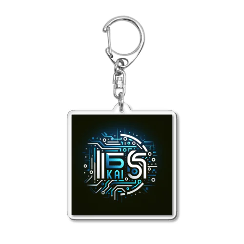 158kai幾何学 Acrylic Key Chain