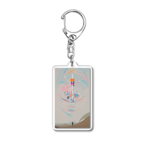 傘 Acrylic Key Chain