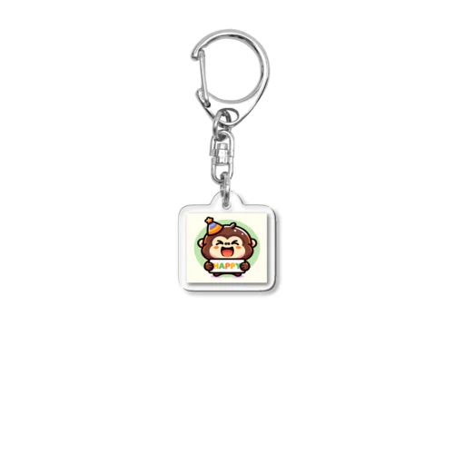 happyゴリラ Acrylic Key Chain