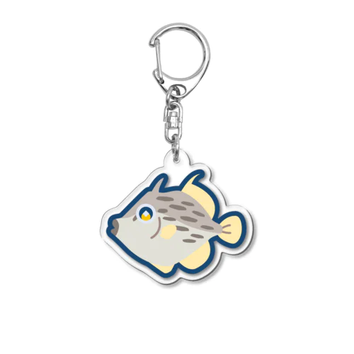 釣れたよ。カワハギが。 Acrylic Key Chain