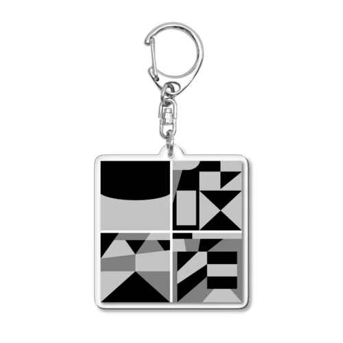 破顔一笑（モノクロ版） Acrylic Key Chain