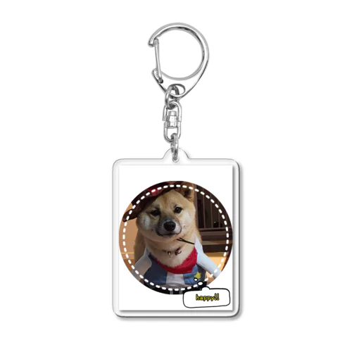 柴犬COOUo･ｪ･oU Acrylic Key Chain